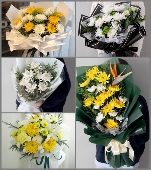 浙江省丽水遂昌县蔡源乡白事花束代送